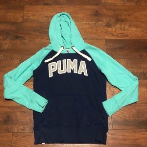 SOLD PUMA Hoodie: Navy Size Large